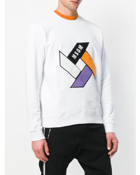 MSGM Geometric Pattern Sweatshirt