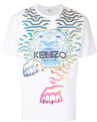 Kenzo Rainbow Geo Tiger T Shirt
