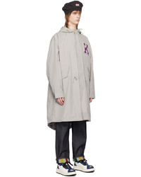 Kenzo Gray Paris Mid Length Jacket