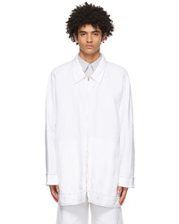 OVERCOAT White Summer Linen Jacket