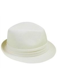 Amc Summer Fashion Girl Lady Sun Plain Fedora Hats Ivory White