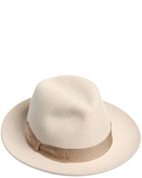 Borsalino Folar Qs Smooth Fur Felt Large Brim Hat