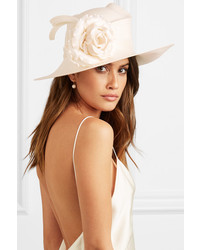 Philip Treacy Satin And Woven Paper Hat