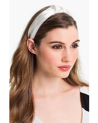 L. Erickson Narrow Knot Turban Headband White