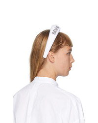 MM6 MAISON MARGIELA White Logo Headband