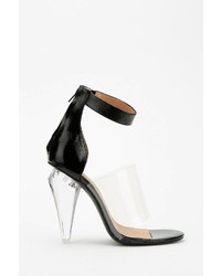 Jeffrey Campbell Not There Clear Strap Heel