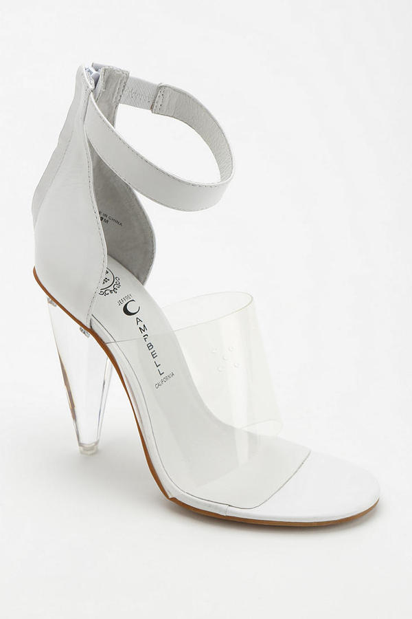 labyrint nylon Forbedring Jeffrey Campbell Not There Clear Strap Heel, $140 | Urban Outfitters |  Lookastic
