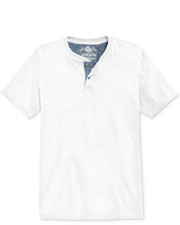 American Rag Chambray Trim Henley T Shirt