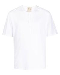 Ten C Cotton Henley T Shirt