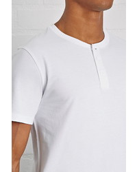 Forever 21 Cotton Henley Tee