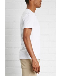 Forever 21 Cotton Henley Tee