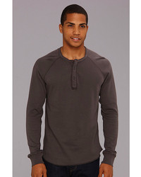Lucky Brand Double Knit Ls Henley