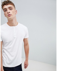 French Connection Grandad Collar T Shirt