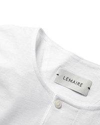 Lemaire Cotton Jersey Henley T Shirt