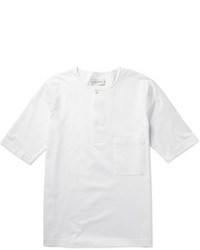 Lemaire Cotton Jersey Henley T Shirt