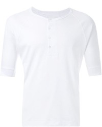 Lemaire Rib Henley T Shirt
