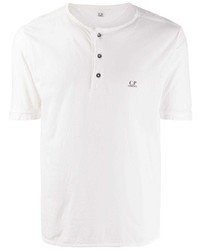 C.P. Company Logo Print Button Down T Shirt