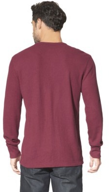 mens long sleeve white henley