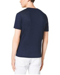 Michael Kors Michl Kors Linen Henley