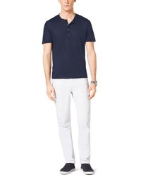 Michael Kors Michl Kors Linen Henley