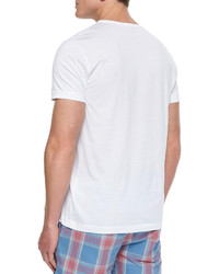 Lacoste Pima Cotton Henley T Shirt White