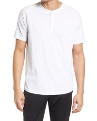 LIVE LIVE Raglan Pima Cotton Henley In Whiteout At Nordstrom