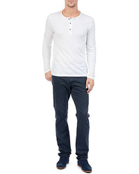AG Jeans The Ls Henley White