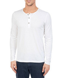 AG Jeans The Ls Henley White