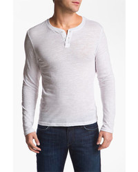 The Rail Long Sleeve Henley White X Small