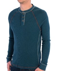 True Grit Waffle Thermal Henley Shirt