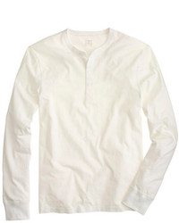 White Henley Sweater