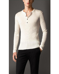 Burberry Ribbed Cashmere Henley