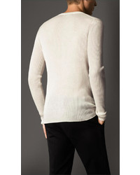 Burberry Ribbed Cashmere Henley
