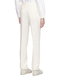 Ralph Lauren Purple Label Off White Gregory Suit Trousers