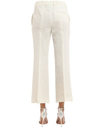 Calvin Klein Collection Herringbone Linen Pants