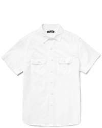 Alex Mill Roadhouse Slim Fit Herringbone Cotton Shirt