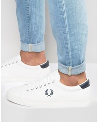 White Herringbone Sneakers