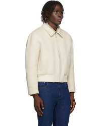 Ernest W. Baker Off White Western Harrington Jacket