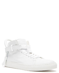 Buscemi 100mm Tonal High Top Leather Sneakers