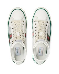 Gucci 1977 Sylvie Web High Top Sneakers