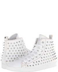 DSquared 2 Baquette Studded High Top Trainer Lace Up Caual Shoe