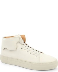 Buscemi 90mm High Top Leather Trainers