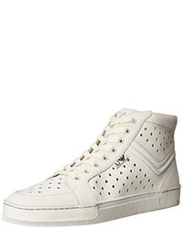 Armani Jeans Leather High Top Fashion Sneaker