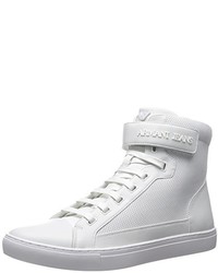 Armani Jeans Perforated High Top Fashion Sneaker