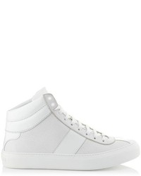 Jimmy Choo Belgravia Nappa And Patent High Top Trainers