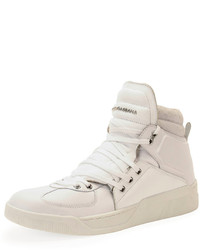 Dolce & Gabbana Benelux High Top Sneaker White