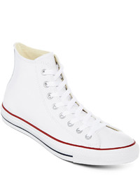 Converse Chuck Taylor All Star Leather High Top Sneakers Unisex Sizing
