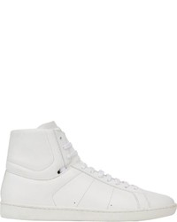 Saint Laurent Classic Court Sneakers White