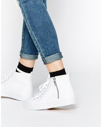 Asos Collection Dalwood High Top Lace Up Sneakers