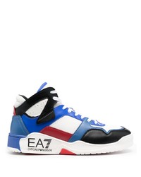 Ea7 Emporio Armani Colour Block High Top Sneakers